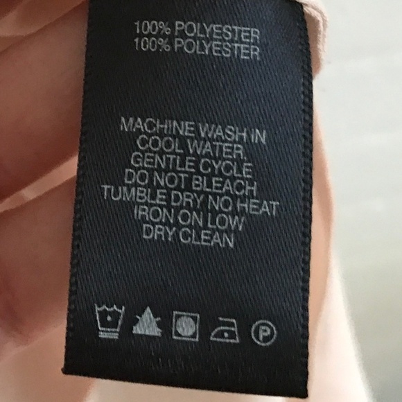 Kenneth Cole Women’s Tank top Nude blush Black Colorblock Draped Size M - Picture 7 of 8